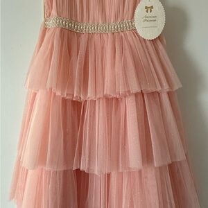 American Princess Blush Tulle Dress